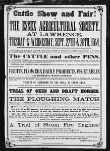 Cattle Show and Fair of the Essex Agricultural Society at Lawrence