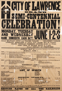 Lawrence, Mass. Semi-centennial