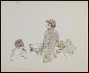 Courtroom scene