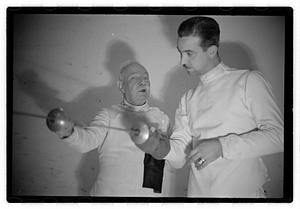 Danguy fencing master, also Gordon Muir, also Chamberlain