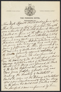 Sacco-Vanzetti Case Records, 1920-1928. Defense Papers. Report of Thomas Doyle, June 16, 1922. Box 11, Folder 40, Harvard Law School Library, Historical & Special Collections