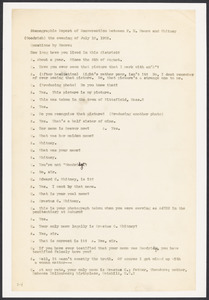 Sacco-Vanzetti Case Records, 1920-1928. Defense Papers. Conversation between F.H. Moore and Whitney, July 12, 1922. Box 11, Folder 47, Harvard Law School Library, Historical & Special Collections