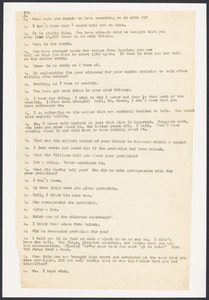 Sacco-Vanzetti Case Records, 1920-1928. Defense Papers. Conversation between F.H. Moore and Whitney, July 12, 1922. Box 11, Folder 49, Harvard Law School Library, Historical & Special Collections