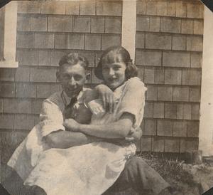 Unidentified man and "Thelma" West Yarmouth, Mass.