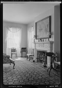 Mrs. Thompson's House, Chestnut Street, McIntire fireplace