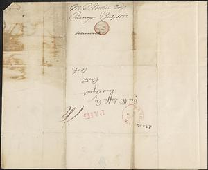 M.D. Norton to George Coffin, 3 July 1832
