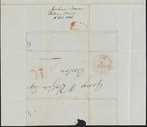 Joshua Dunn to George Coffin, 5 October 1846