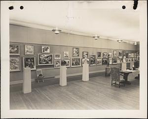 [illegible] Massachusetts WPA Project ex[hibi]ted independent show @ 351 Newbury St., Boston, February 18-March 10, 1940