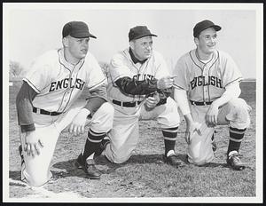 English High. Ted Larsen Co-Capt + P - Coach William Steward Jr. Bill Donahue Co-Capt + P