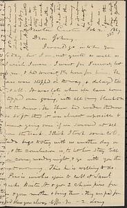 Letter from Zadoc Long to John D. Long, February 2, 1867