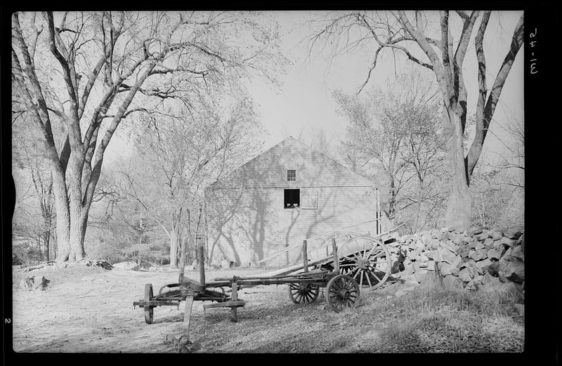 Barn in springtime, Wayside Inn, Sudbury