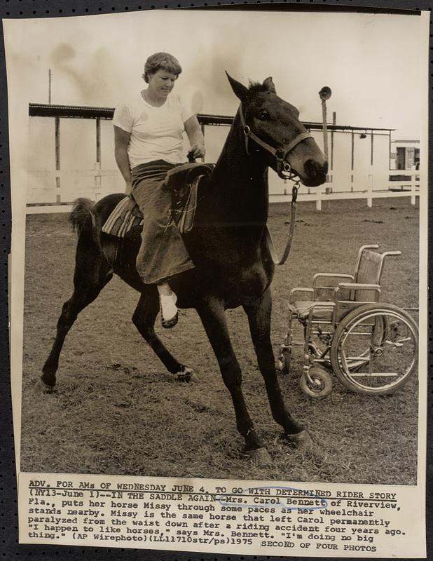 In the saddle again