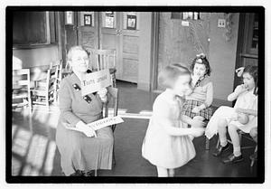 Mabel Adams, principal of Horace Mann School