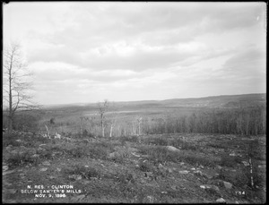 Wachusett Reservoir, valley below Sawyer's Mill, from the northwest, Clinton, Mass., Nov. 9, 1896