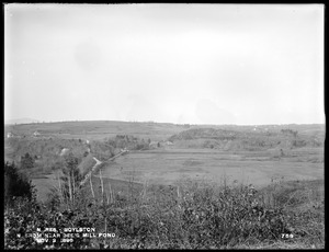 Wachusett Reservoir, north from near Bee's Mill Pond, from top of bluff near Cemetery, Boylston, Mass., Nov. 3, 1896