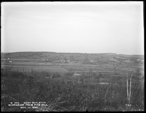 Wachusett Reservoir, northeast from Pine Hill, West Boylston, Mass., Nov. 10, 1896