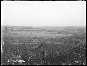 Wachusett Reservoir, east from Pine Hill, Boylston, Mass., Nov. 10, 1896