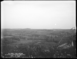 Wachusett Reservoir, southeast from Pine Hill, Boylston, Mass., Nov. 10, 1896