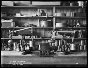 Wachusett Reservoir, Fairbanks Testing Machines, Clinton, Mass., Oct. 31, 1896