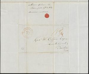 Abner Coburn to George Coffin, 10 July 1844