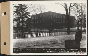 Otis Co., Ware Mills, Mill #2, looking southeasterly, Ware, Mass., Jan. 30, 1936