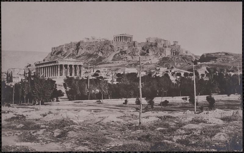 Athens, the Acropolis with the Temple of Theseus