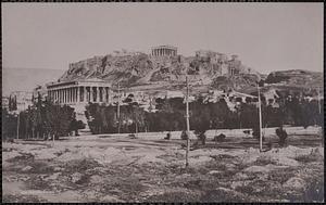 Athens, the Acropolis with the Temple of Theseus