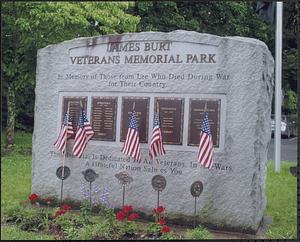 James Burt Veterans Memorial Park Monument