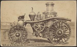 Steam powered fire engine