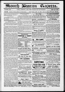 South Boston Gazette, December 16, 1848