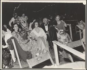 Norman H. Davis, ambassador at large in box at Symphonic Festival, Tanglewood, Lenox. Others Mrs. Norman P. Davis, Pleasantville, N. Y. Mrs. Maclin Davis, Miss Edith Davis, Nashville, Tenn. And Mrs. John Potter, N. Y.