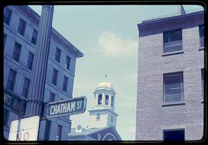 Faneuil Hall from Chatham Street Boston