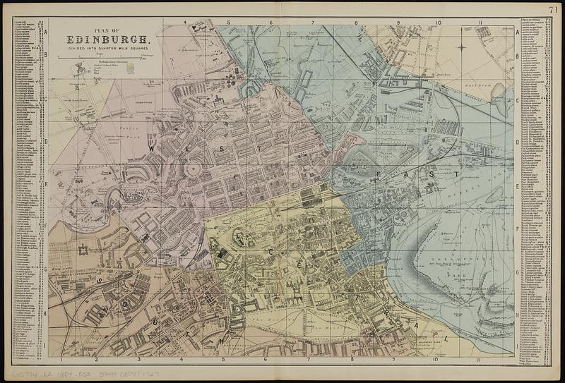 Plan of Edinburgh