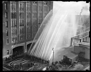 High pressure test, Northern Ave., at Fort Point Channel