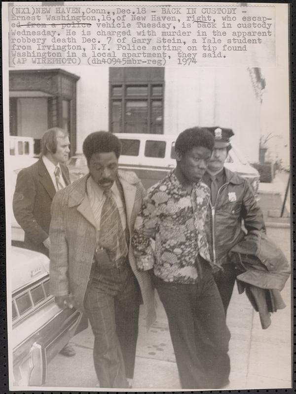 Back in custody