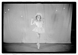 Girl ballet dancer in costume