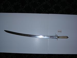 Whale bone hilted hanger