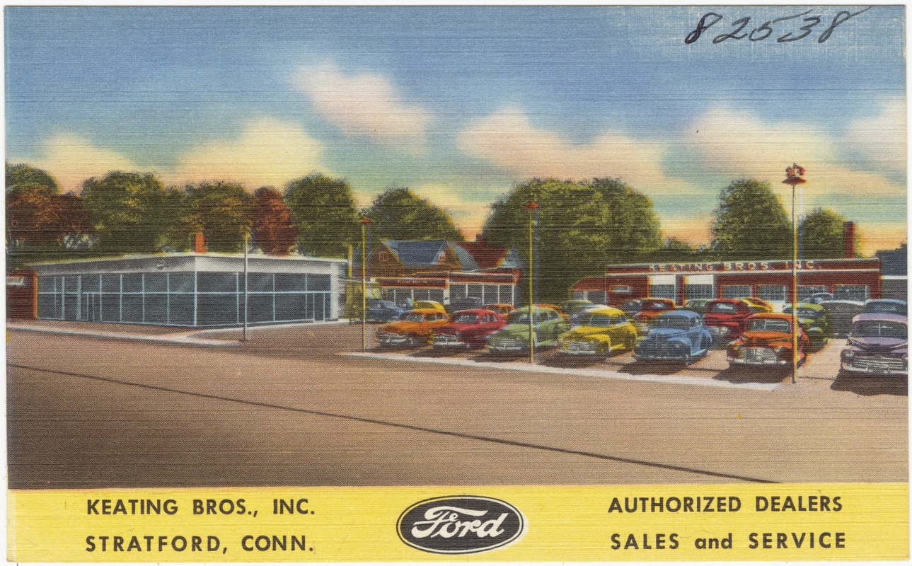 Keating Bros., Inc., Stratford, Conn. Ford authorized dealers, sales and service.