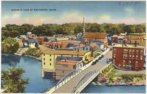 Birdseye view of Westbrook, Maine