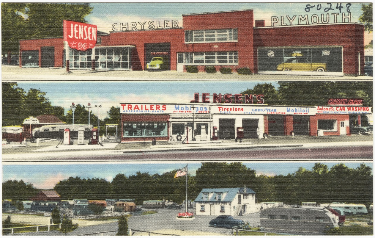 Jensen's Inc., "Always reliable," 54-74 Park Road, West Hartford 7, Conn.
