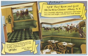New Turf Room and Grill. The DeWitt Clinton, Albany, N. Y.