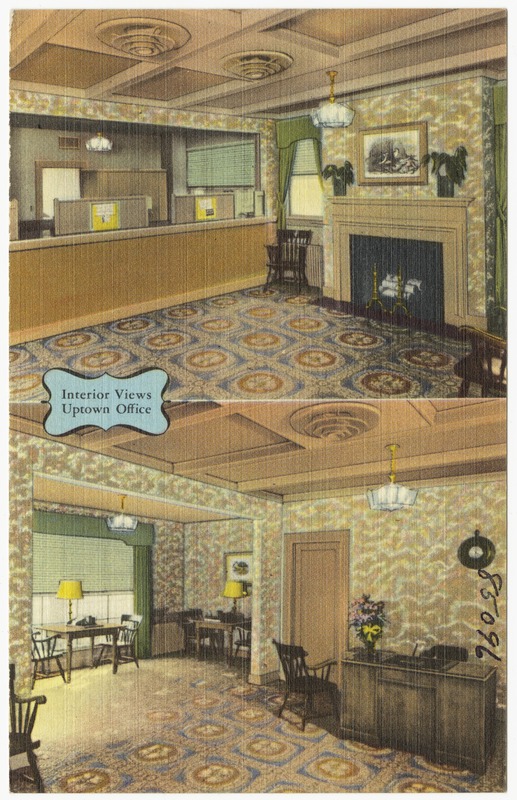 Interior views, Uptown Office