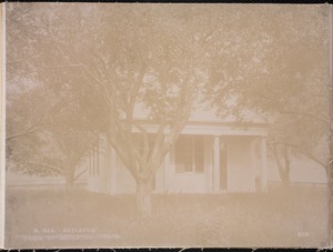 Wachusett Reservoir, schoolhouse, near Michael Doyle's, from the south, Boylston, Mass., Sep. 5, 1896