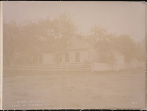 Wachusett Reservoir, schoolhouse, near Michael Doyle's, from the north, Boylston, Mass., Sep. 5, 1896