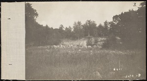 Distribution Department, Low Service Spot Pond Reservoir, south side of Old Pepe's Cove, old gravel pit, Stoneham, Mass., Jul. 1898