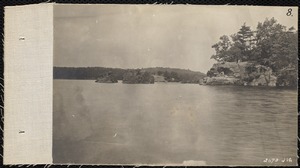 Distribution Department, Low Service Spot Pond Reservoir, Double Ditch Rock area or Thrumb Cap (Bold Point), Stoneham, Mass., Jul. 1898