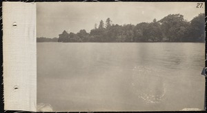 Distribution Department, Low Service Spot Pond Reservoir, looking towards Stone House Point (looking northeast from opposite Melrose Pump), Stoneham, Mass., Jul. 1898
