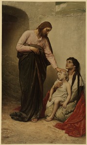 Christ Healing the Blind, Gabriel Max