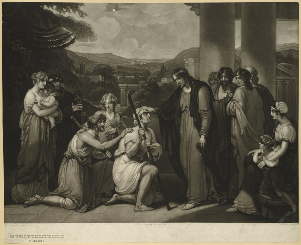 Jésus Guérissant les Aveugles: Jesus Healing the Blind