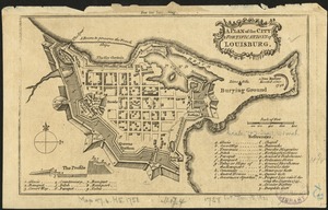 A Plan of the city & fortifications of Louisburg